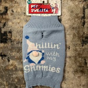Holiday Pet Sweater “Chillin With My Ghomies”